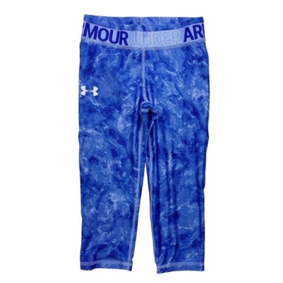 Under Armour Other - Under Armour Girls Youth Purple Capri Leggings | Size XL